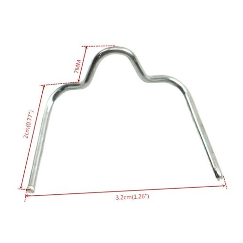 10X Motorbike Front Headlight Spring Clip Holder Retainer Fastener Fixer Custom - Foto 2 di 8