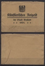 [25676] - BAG ONLY: EMERGENCY MONEY ARNSTADT, City, 1921. Zu Lindmann 42, Stronger Bra