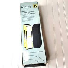 Isinlive 2 Pack FLT4825 True HEPA Filter B Replacement with Activated Carbon NEW