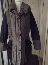 Ladies Approx Knee Length Winter Coat By Btx Jensen. Padded Lining Fit Uk 12