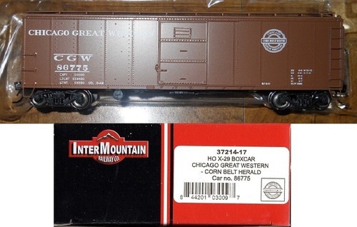 InterMountain 37214-17 HO X-29 Boxcar-Chicago Great Western-Corn Belt Rte 86775 | Zustand: New