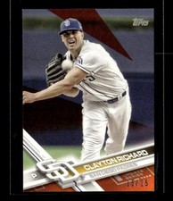 2017 Topps On-Demand Mini #US86 Clayton Richard Orange #/25 San Diego Padres