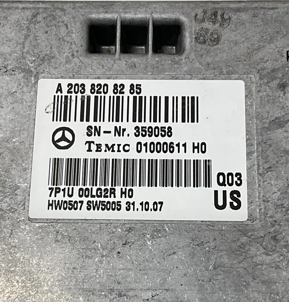 2008 MERCEDES BENZ ML550 Voice Control Module OEM A2038208285 - Image 2 of 4