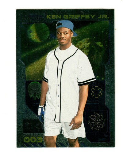 $$$$ KEN GRIFFEY JR. 2023 SKYBOX METAL UNIVERSE FOIL SP HALL OF FAME NICE $$$$