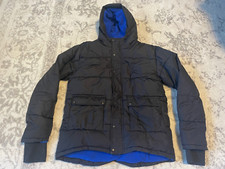 Thereabouts Boys XL 18/20 Husky Plus Black Puffer Coat Nice Preowned Condition