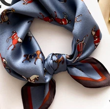 100% Mulberry Silk Scarf Women's Square 53X53CM fashion Printed shawl Scarf Z66