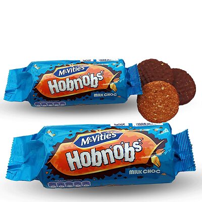 McVitie's Milk Chocolate Hobnobs 262g - 2er Pack