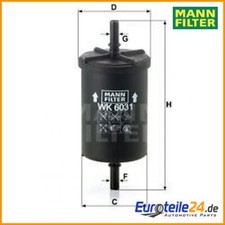 Kraftstofffilter MANN-FILTER WK6031 für Peugeot 208 I 406 DS