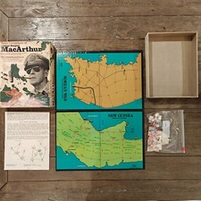 Vtg 1974 RGI Major Campaigns of General Douglas MacArthur Board Game Complete