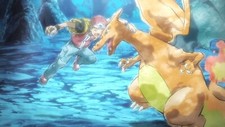Pokemon pokmon charizard screen shot anime Pad Gaming Mat Desk