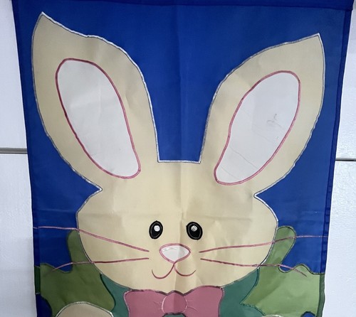 CASA DE CONEJITO DE PASCUA O BANDERA DE JARDÍN TAMAÑO GRANDE - Imagen 2 de 3