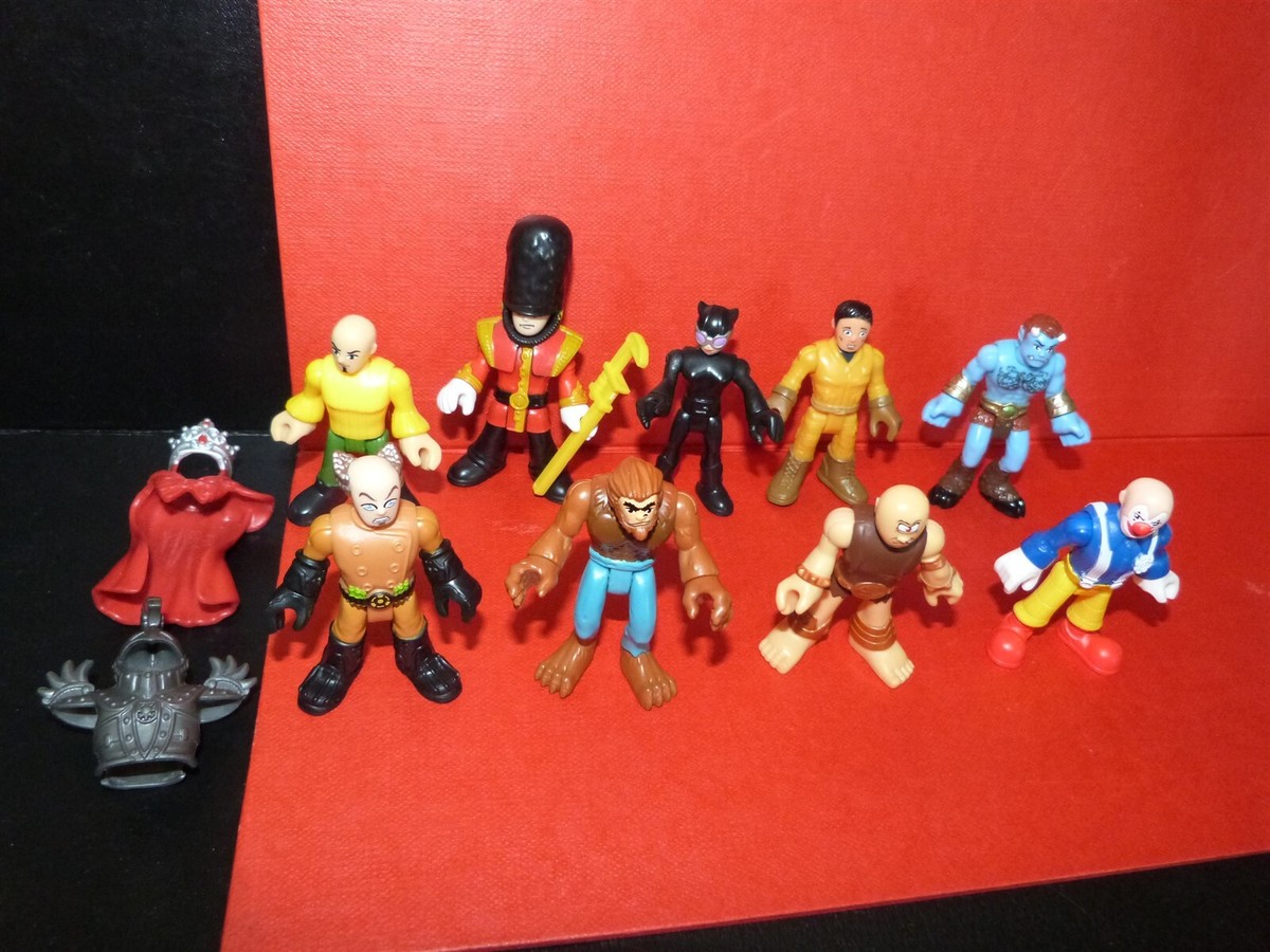 FP Imaginext Figure lot werewolf beefeater satyr catwoman mad scientist  cyclops