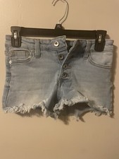 Kendall Kylie The Hipster Short Denim Light Wash Size 0/24