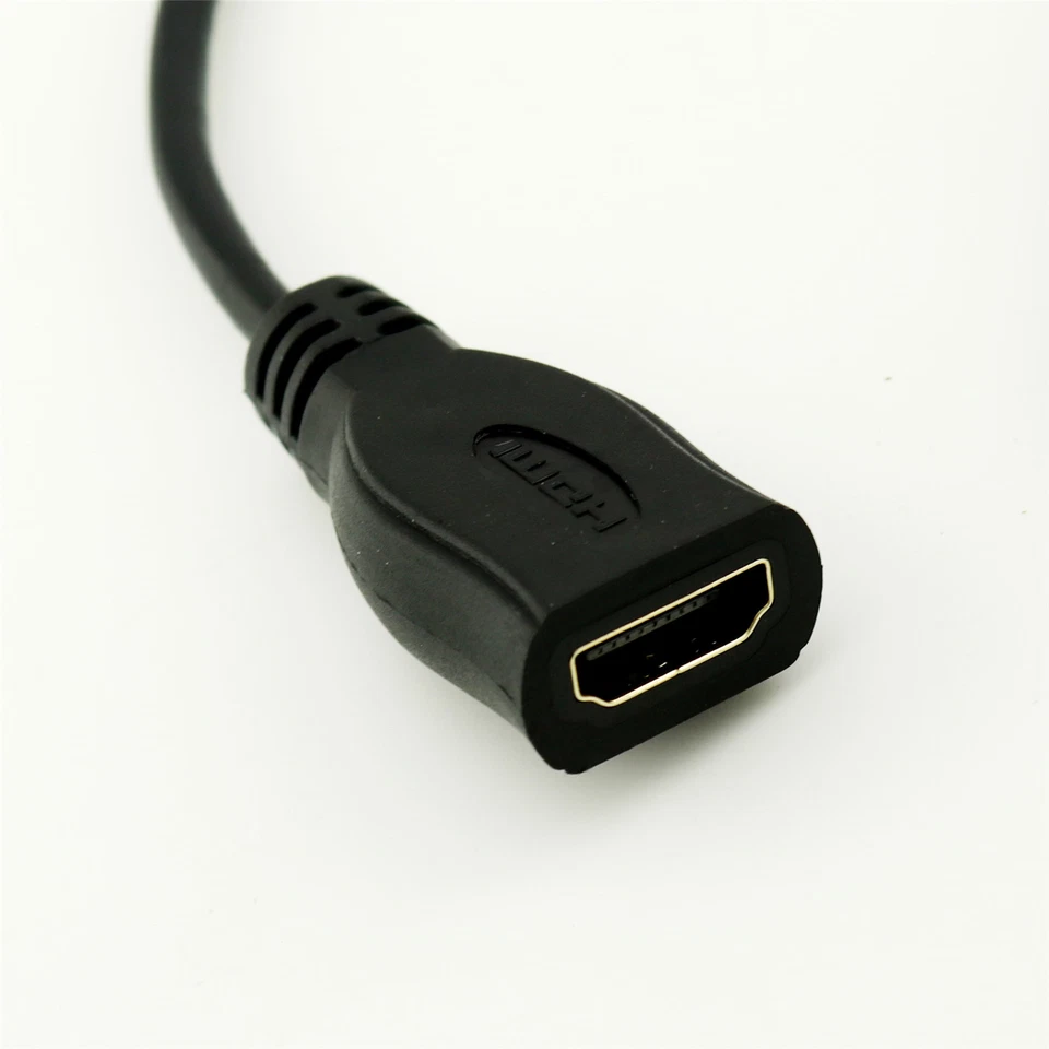 DVI-D 24+1 Male to HDMI-compatible Female Adapter Converter Cable F Laptop HDTV - Image 4 of 4
