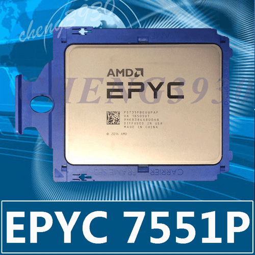AMD epyc 7551p 2.0ghz 32-core 180w Socket 64mb interface sp3 CPU processor - Picture 1 of 2