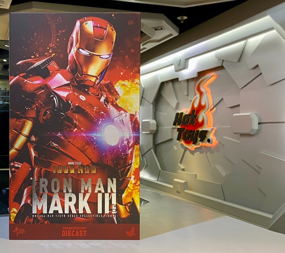 新品未開封　ホットトイズ MMS664-D48 アイアンマン マーク3 2.0版 HOTTOYS HT MMS664D48 Iron Man Mark III 2.0 Ver. 1/6 Action