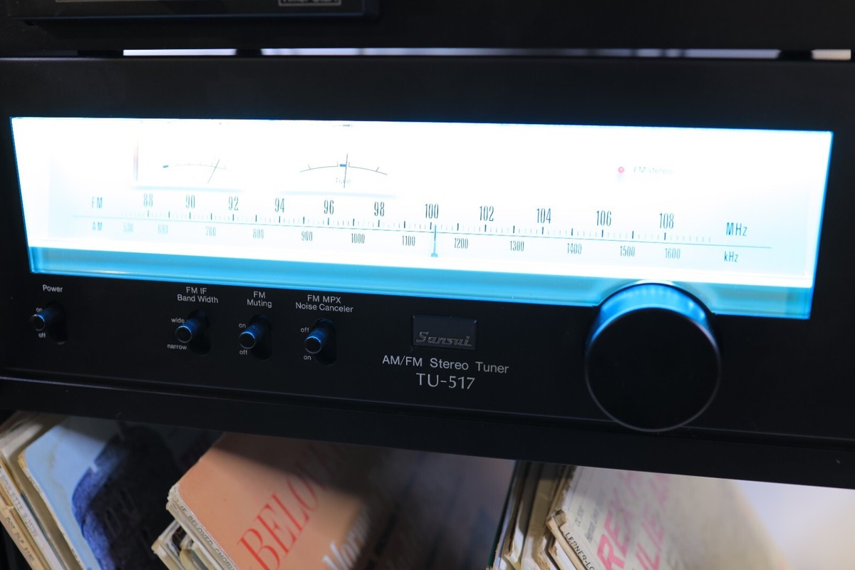 Vintage Sansui COMBO: TU-517, AU-517, SC-2110 with GX-5 Rack