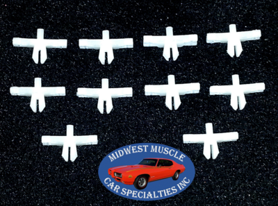 Windshield Trim Molding Clip Pin Rivet Stud For Plymouth Dodge Mopar Chrysler LO - Foto 3