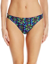  TYR Women's Edessa Lula Bikini Bottom, XL, Navy/Multicolor 14/16