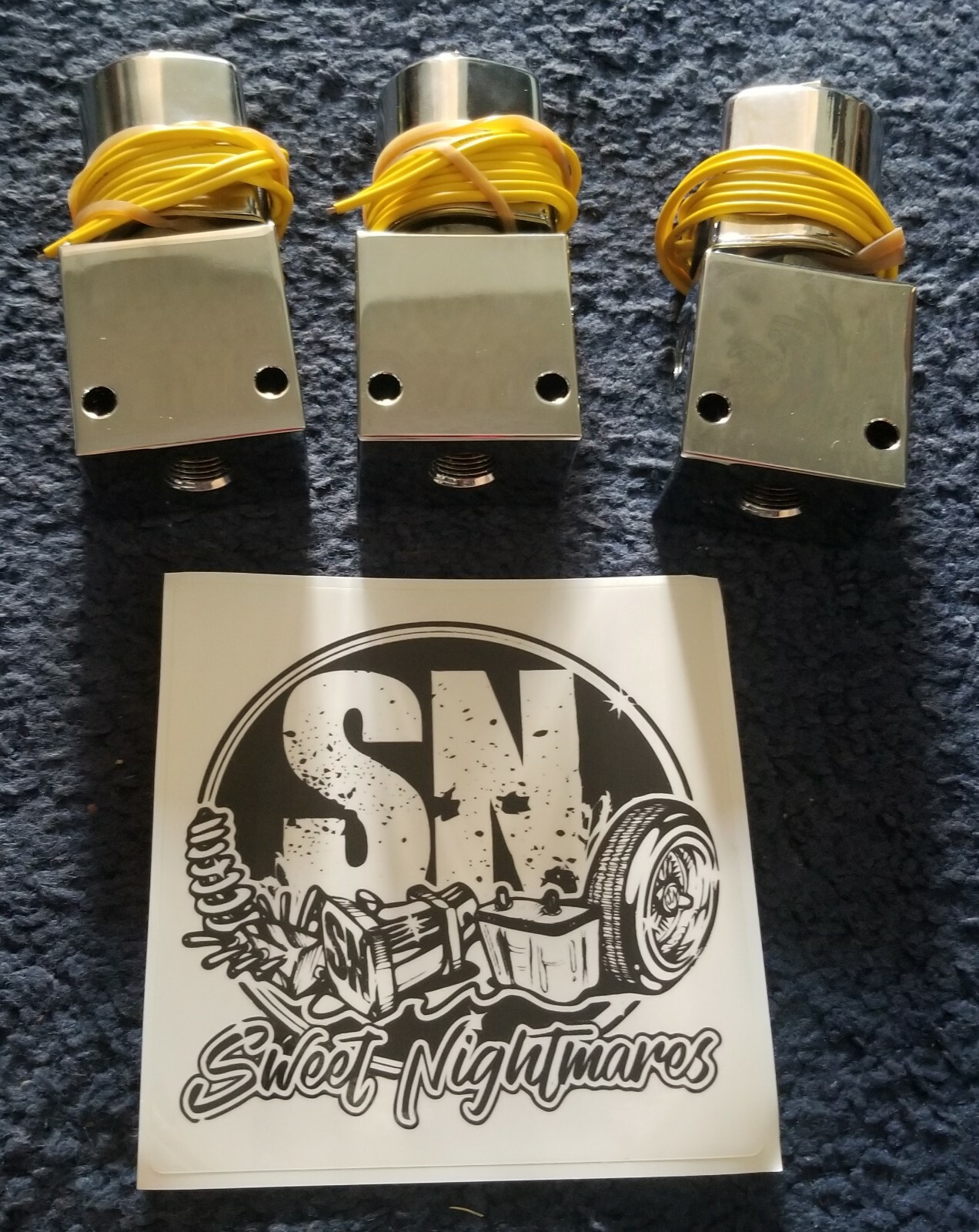 Lowrider Hydraulics Chrome Delta Dumps (3Pc) eBay