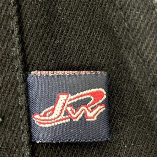 Vtg 90’s Jeans West JW Black DENIM Work Streetwear Mechanic Shop ROCKER Vest XL - Picture 8 of 10
