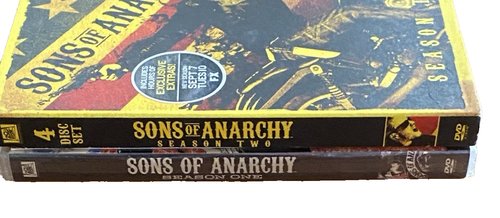 Sons of Anarchy: Seasons 1 & 2 Sealed DVDs Charlie Hunnan & Ron Perlman - Picture 3 of 3