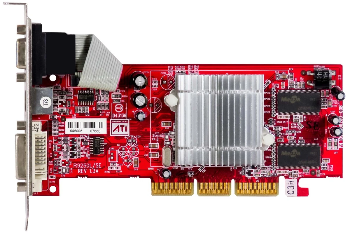 GECUBE ATI RADEON 9200 SE 128MB HC R9200L SE C3H AGP