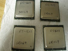 Lot of 4...Intel Xeon...SR0L9...E5-1603 2.8 GHz Quad-Core LGA2011 Processors