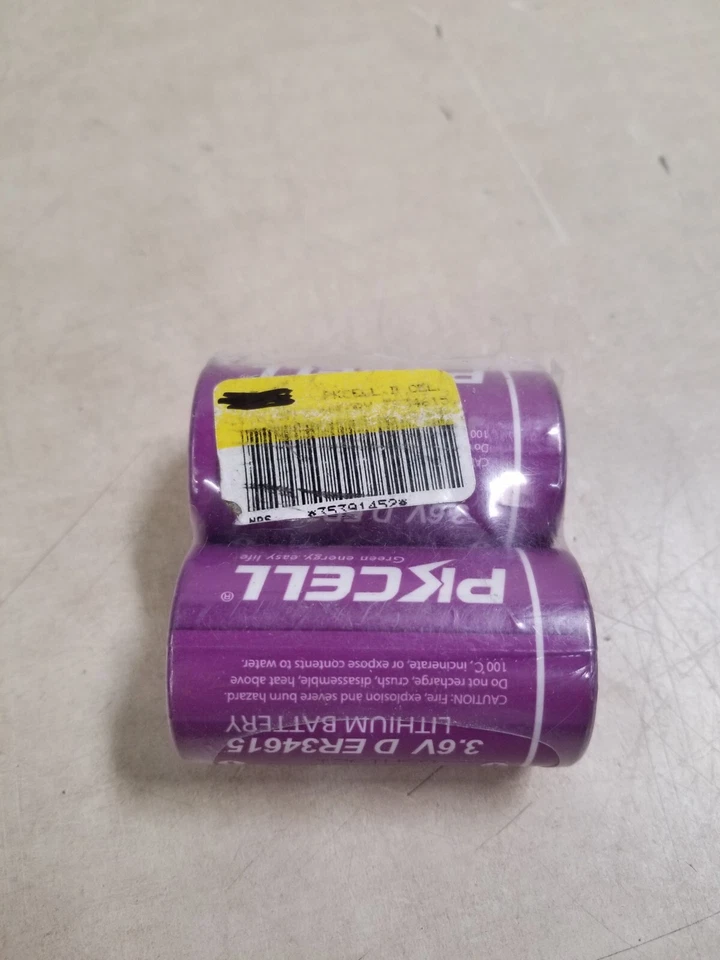 2 PCS PKCELL ER34615 Lithium Batteries 3.6V Bulk - Image 3 of 3