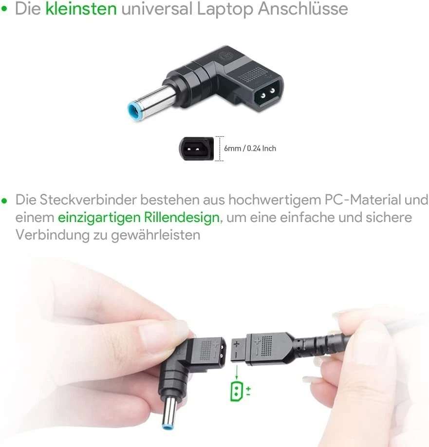 18,5V 65W Netzteil für HP Compaq G50 G56 G57 G60 G61 G62 6710B 6715B 6730B 6735S - Bild 4 von 4