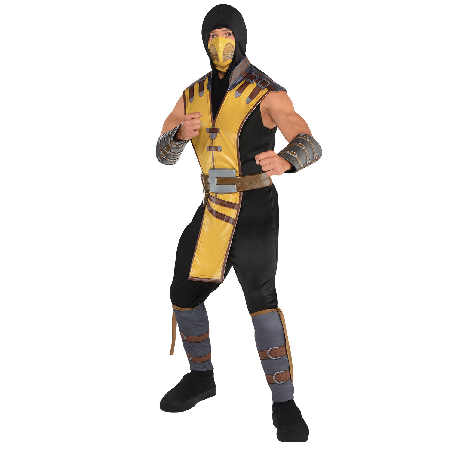 Make a Scorpion Costume (Mortal Kombat Ninja) : 8 Steps (with