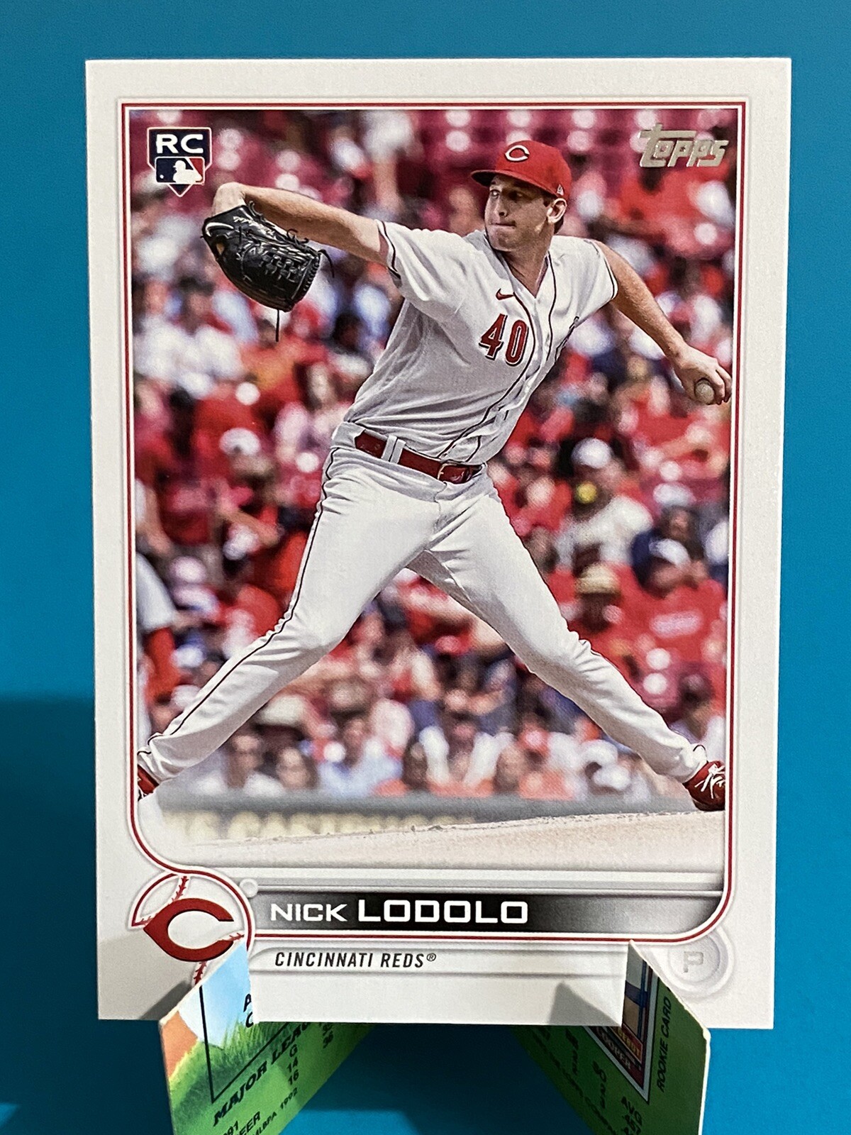 2022 Topps Update Nick Lodolo #US298 Rookie RC Cincinnati Reds Card