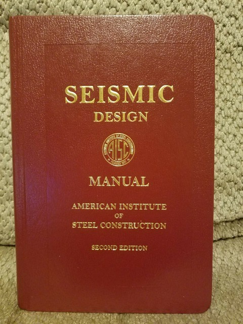 AISC Seismic Design Manual 2nd Edition Hardcover EBay