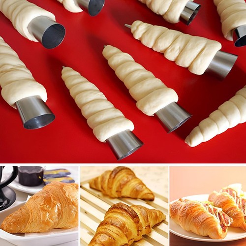 33PCS Cannoli Tubes Stainless Steel Non-stick cream horn Danish Pastry Molds - Picture 12 of 12