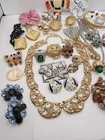 Vintage Damaged Broken Junk Jewelry Lot Costume Wear Repair Craft