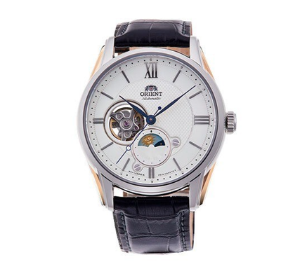 Orient Classic Sun & Moon Open Heart Automatic RA‑AS0011S 42 mm 