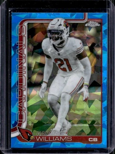 2025 Topps Chrome Sapphire Garrett Williams #6 Cardinals