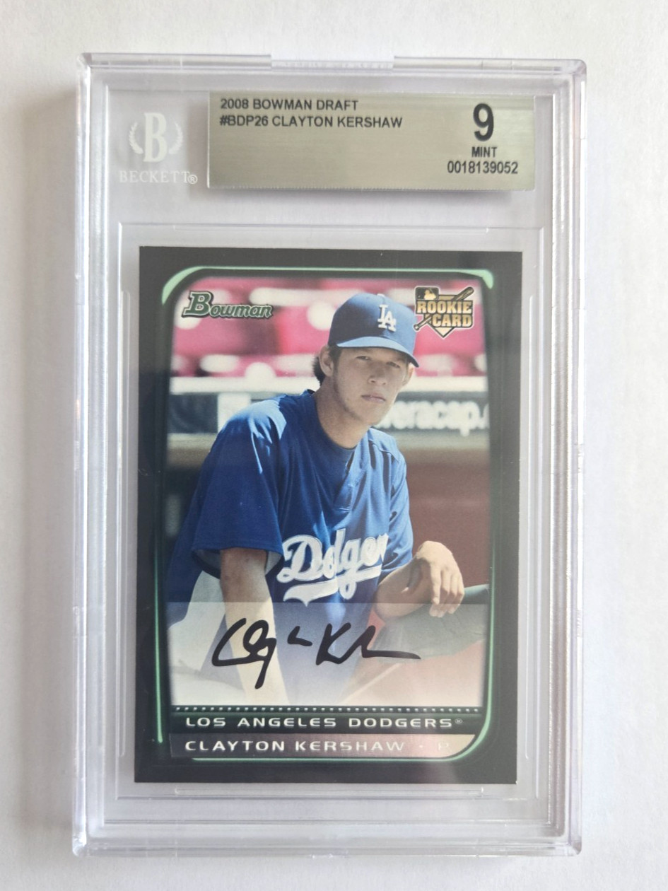 2008 Bowman Draft Picks & Prospects  Clayton Kershaw #BDP26 LA Dodgers MLB RC