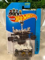 2014 Hot Wheels #71 HW City-Planet Heroes Mars Rover Curiosity Weiß OH5 Speichen