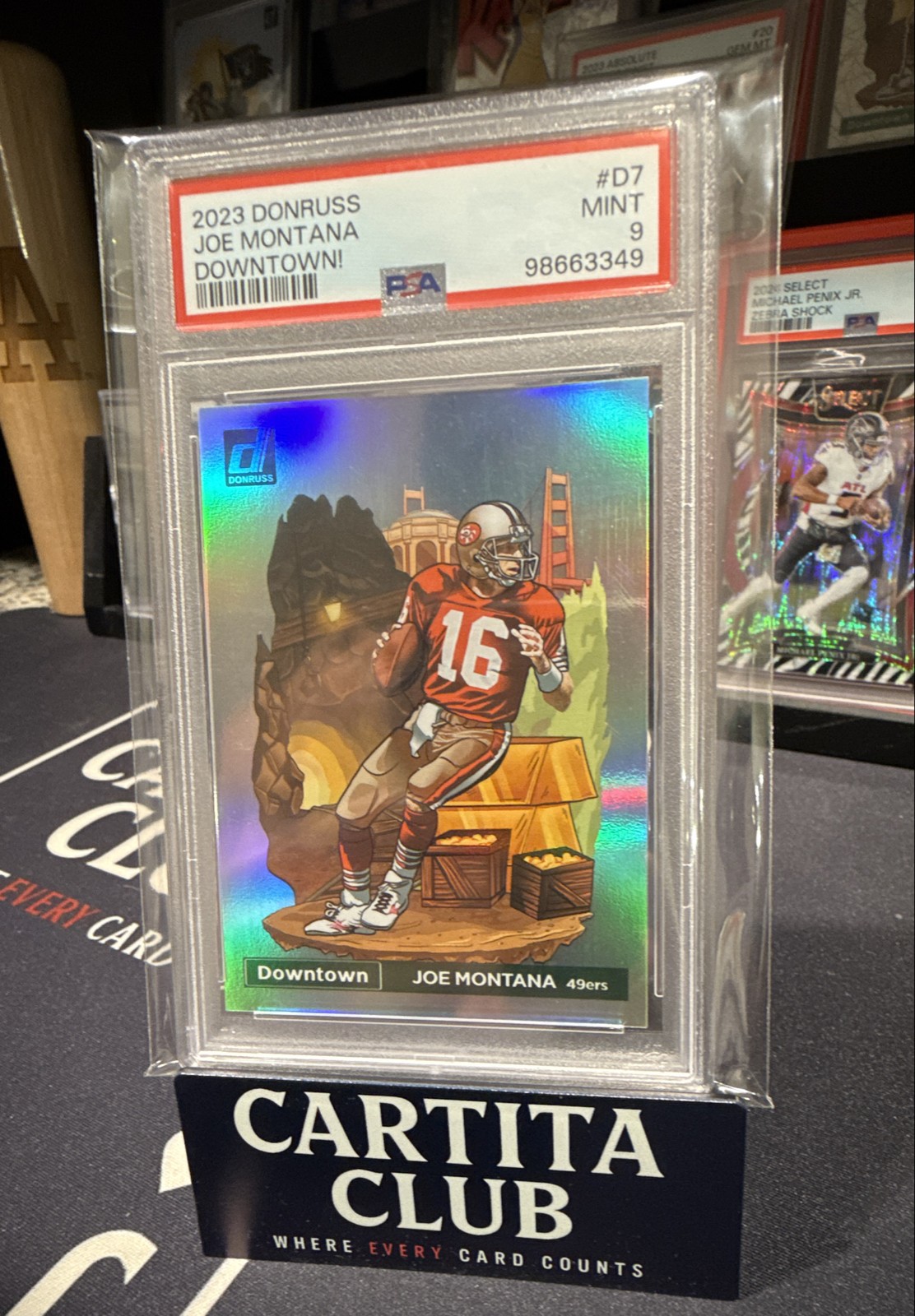 2023 Panini Donruss - Downtown! Joe Montana #D-7