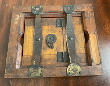 ANTIQUE EARLY PHOTOGRAPHY WOODEN CONTACT FRAME - DARKROOM TOOL