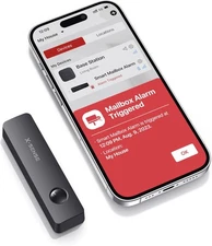 X-Sense Smart Mailbox Alarm, Requires SBS50 Base Station, Wireless Long Black 