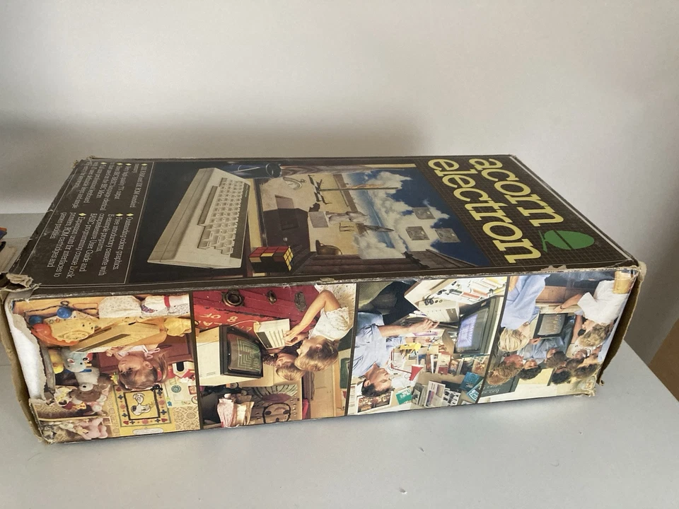 Computadora Acorn Electron Vintage 8 bits - Artículo clásico retro de coleccionista con cintas Foto 4 de 4