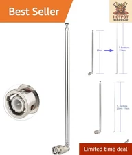 Lightweight 20-1300MHz Scanner Antenna with 90-Degree Flexibility – 7 Sections