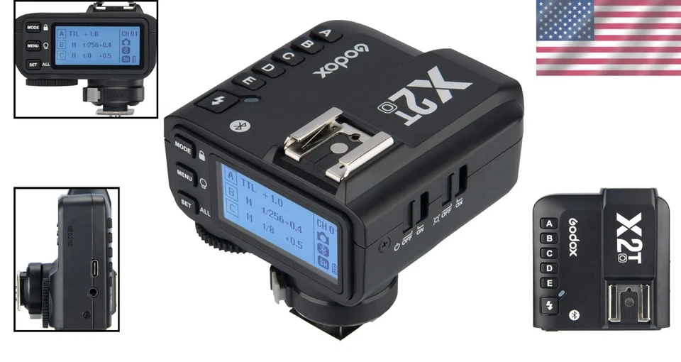 Professional TTL Wireless Flash Trigger for Olympus with Large LCD & AF Assist - Image 2 of 4