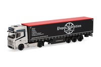 Herpa 318891 Mercedes-Benz Actros L Gigaspace Gardinenplanen-Sattelzug Popov ...