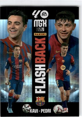 2025-26 Panini Megacracks MGK La Liga  Pedri Xavi Flashback