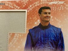 2025 Formula 1 Eccellenza - David Coulthard 1/25 RELIQUIA Race Used Suit Patch