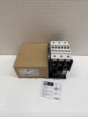 CWM50-00-30V18 WEG IEC CONTACTOR, 50 AMP, 3 NO POWER POLES