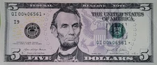 $5 Star Note – U.S. Bill with a Star in the Serial Number